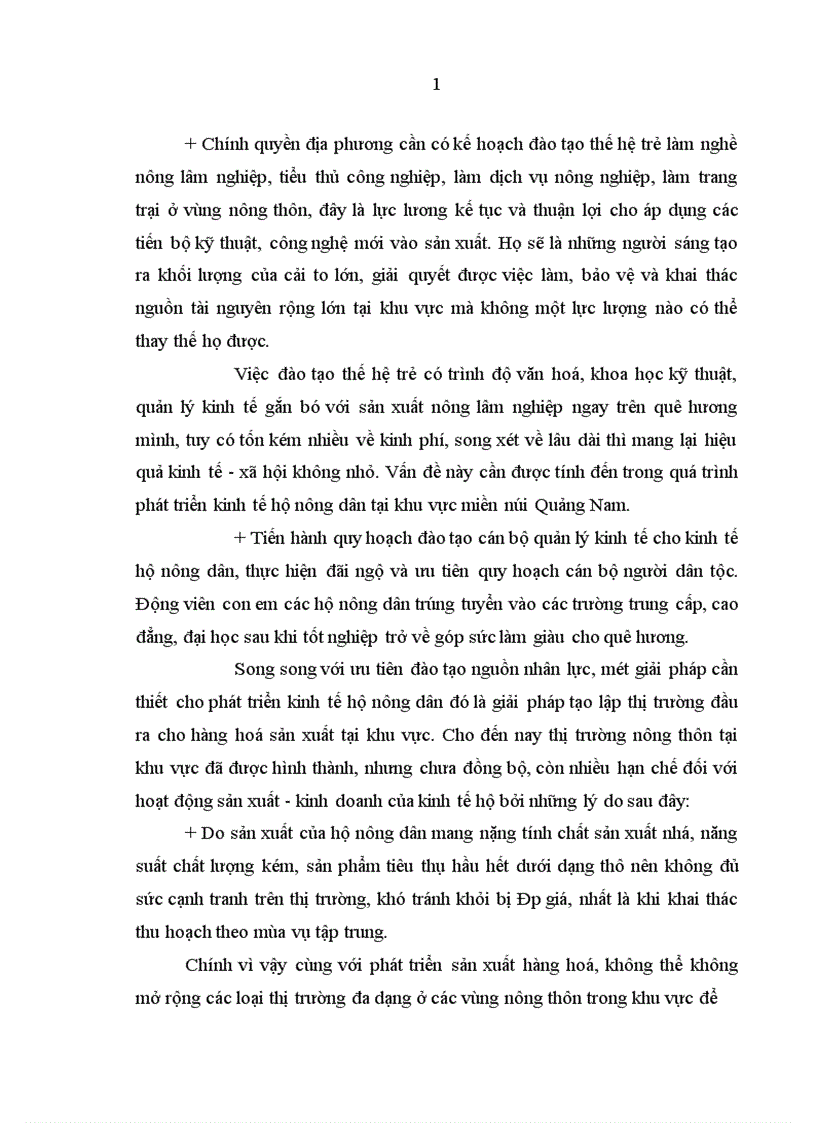 image for page Quan hệ giữa Tín dụng ngân hàng nông nghiệp và phát triển nông thôn với Nông hộ ở khu vực miền núi phía Bắc tỉnh Quảng Nam 1