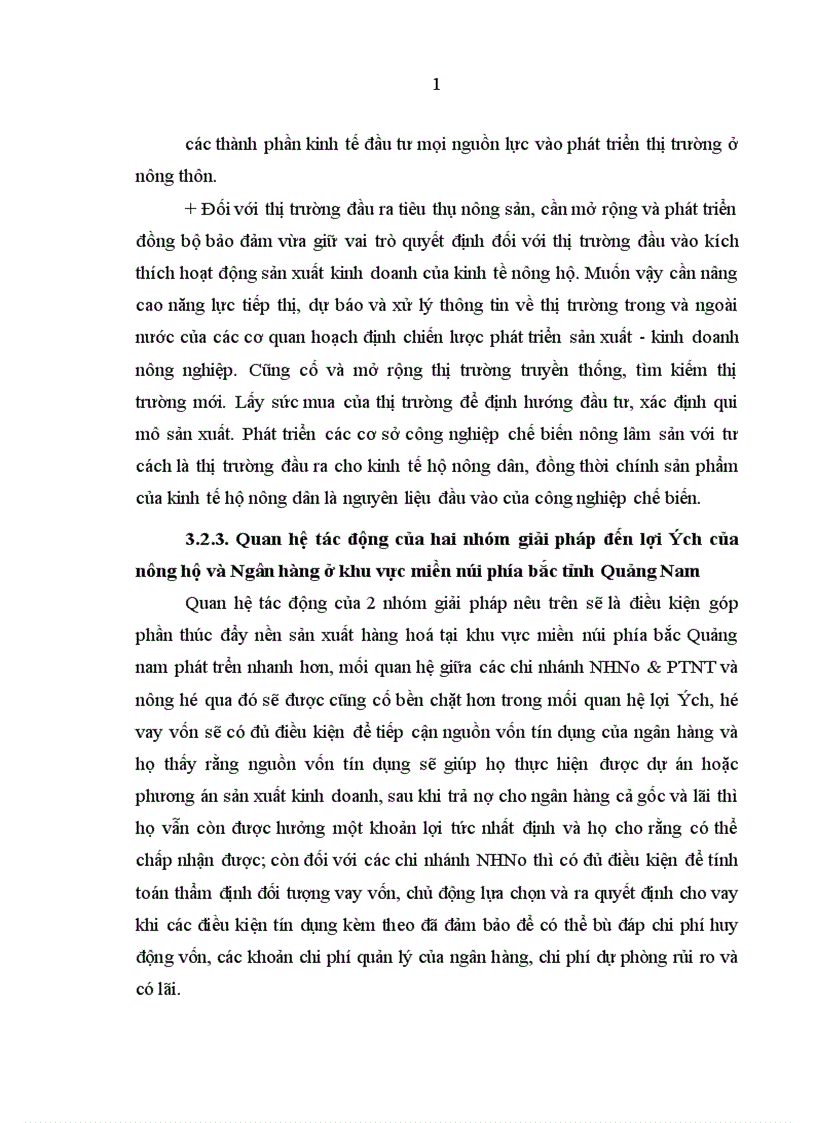 image for page Quan hệ giữa Tín dụng ngân hàng nông nghiệp và phát triển nông thôn với Nông hộ ở khu vực miền núi phía Bắc tỉnh Quảng Nam 1