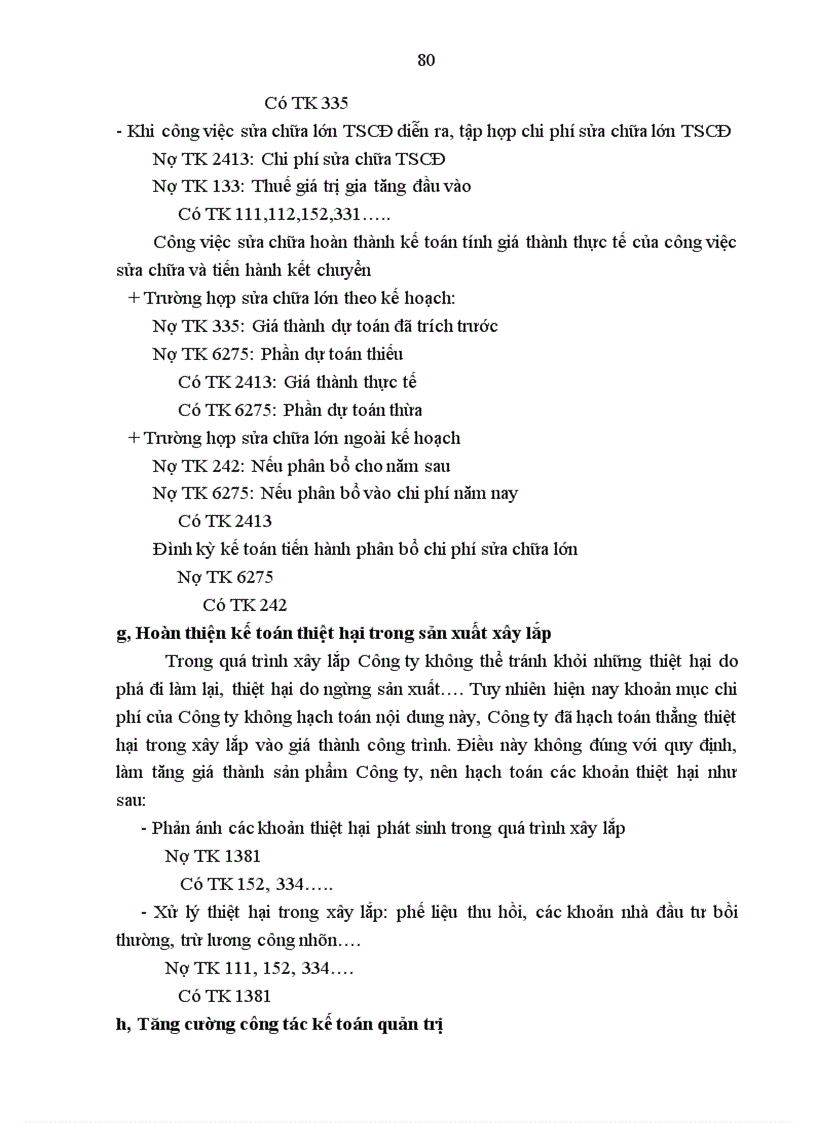 image for page Tổ chức kế toán chi phí sản xuất và tính giá thành sản phẩm xây lắp tại Công ty Cổ phần Đầu tư và Xây dựng Hòa Sơn