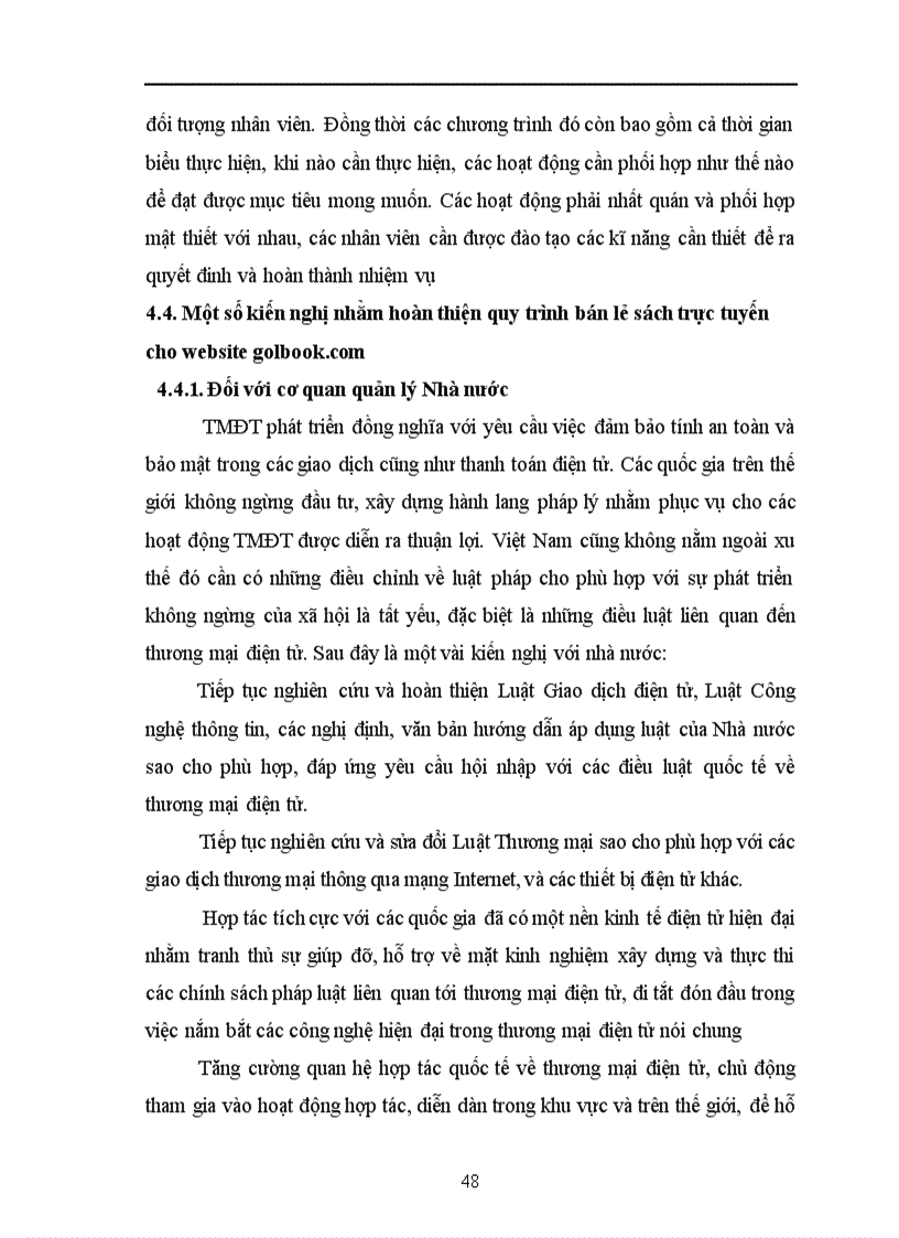 image for page Hoàn thiện quy trình bán lẻ sách trực tuyến cho website golbook com