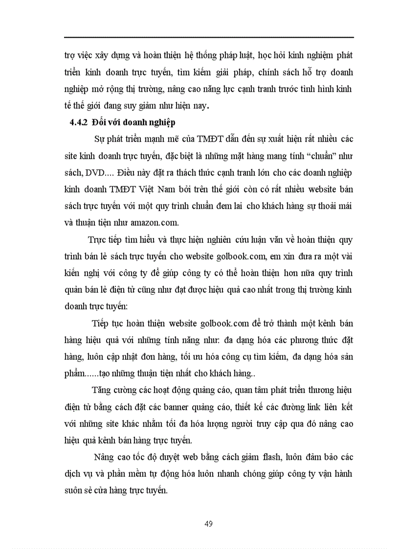 image for page Hoàn thiện quy trình bán lẻ sách trực tuyến cho website golbook com