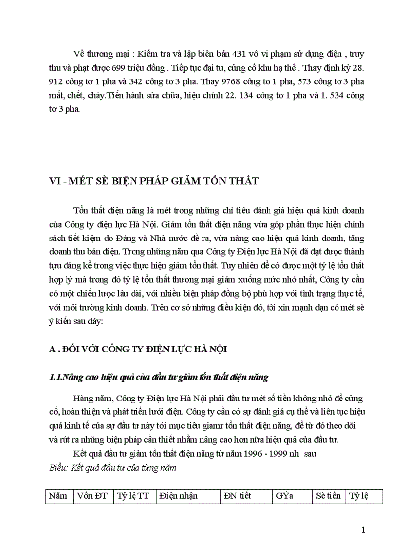 image for page Báo cáo thực tập tại công ty điện lực thành phố Hà nội