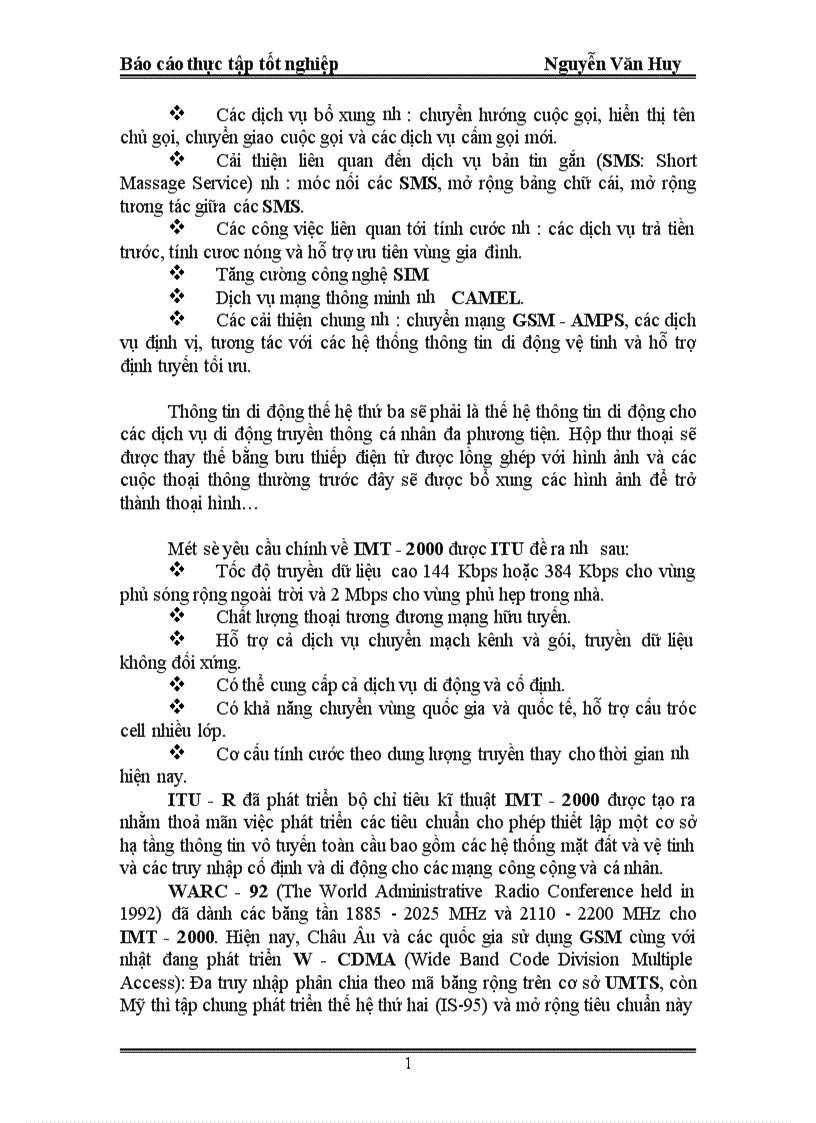 image for page Nghiên cứu và ứng dụng chuẩn CDMA 3G vào mạng truy nhập ở Việt Nam 1