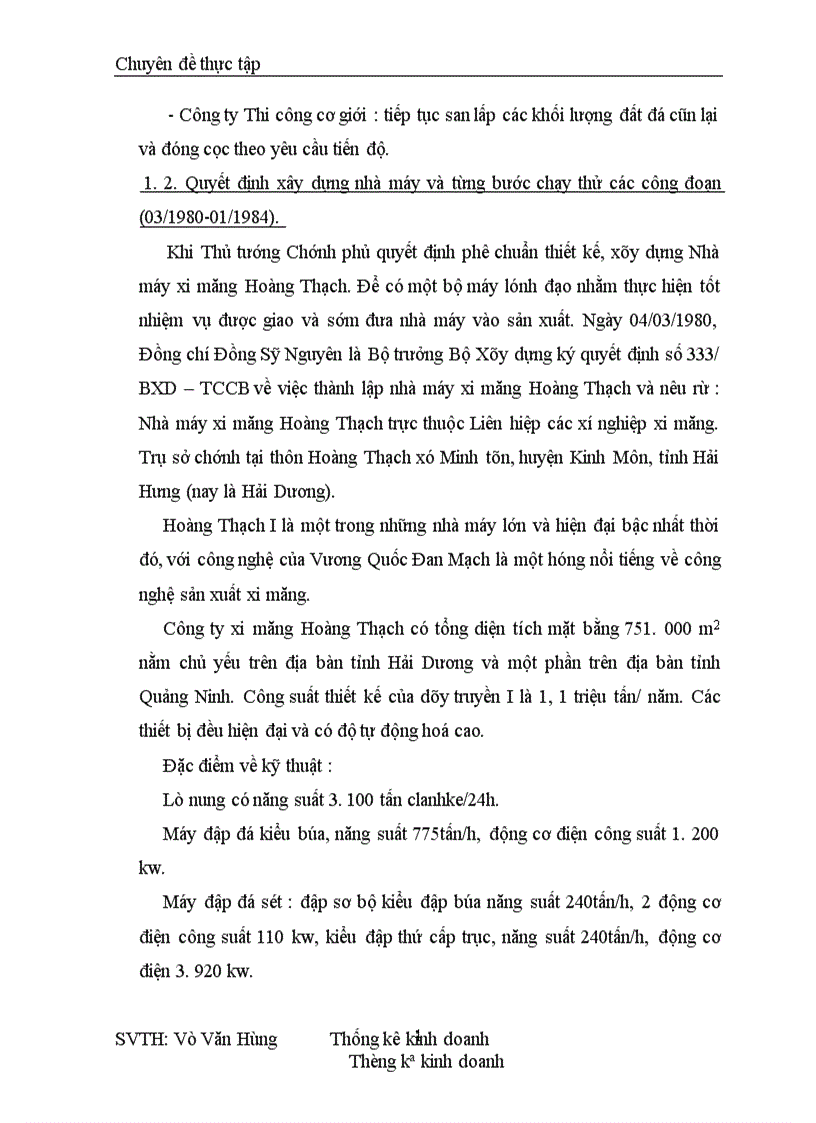 image for page Phân tích tình hình hoạt động sản xuất kinh doanh của Công ty xi măng Hoàng Thạch giai đoạn 2000 2005