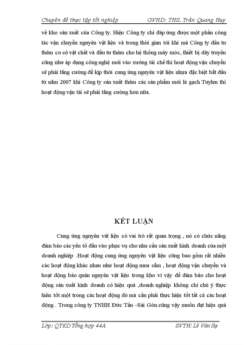 image for page Giải pháp cải thiện hoạt động cung ứng nguyên vật liệu tại công ty TNHH Đức Tấn Sài Gòn