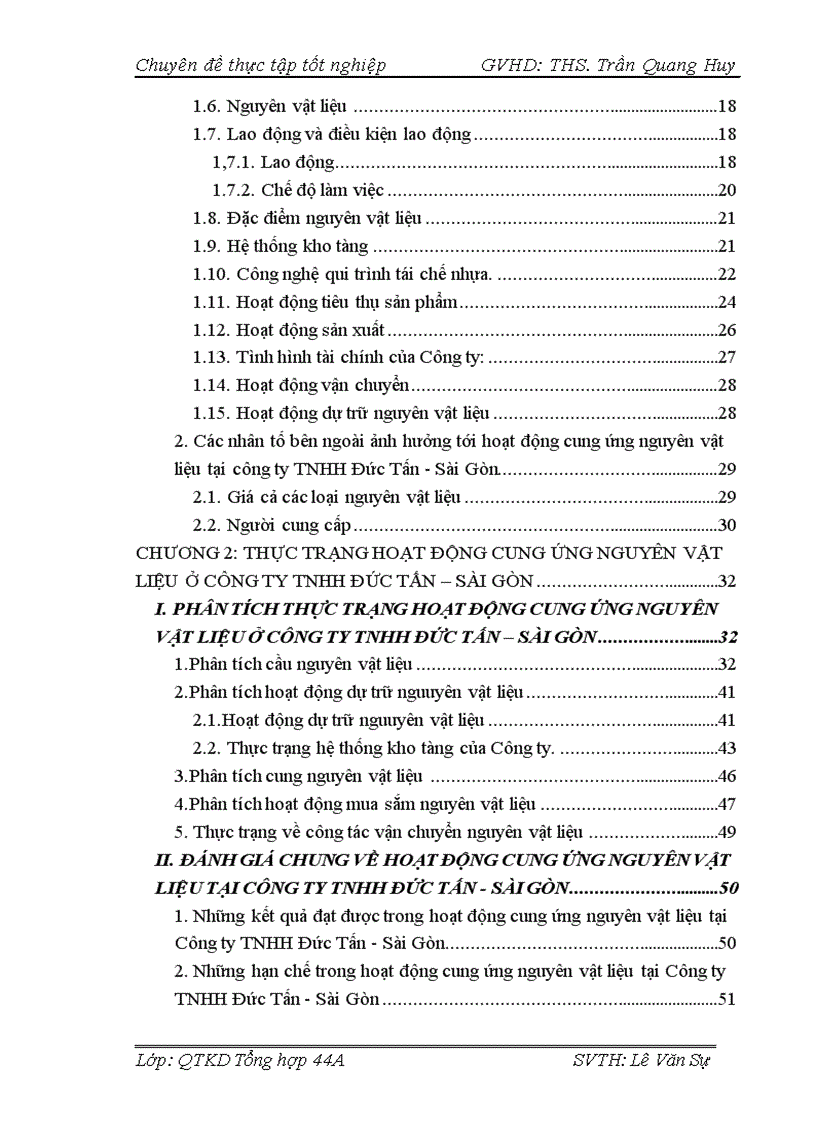 image for page Giải pháp cải thiện hoạt động cung ứng nguyên vật liệu tại công ty TNHH Đức Tấn Sài Gòn