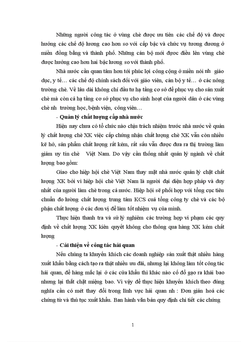 image for page Một số giải pháp nâng cao giá trị chè xuất khẩu và mở rộng thị trường xuất khẩu chè tại Công ty Xuất nhập khẩu Lạng Sơn