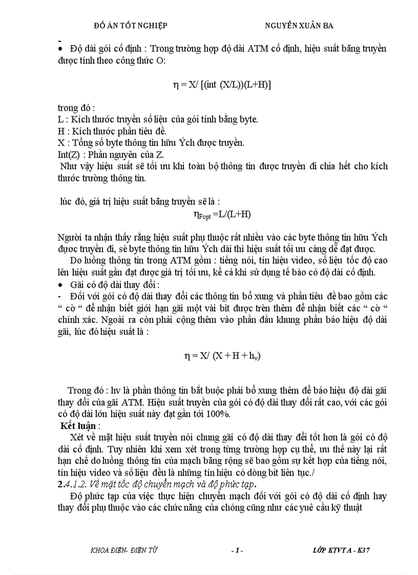 image for page Xây dựng các tham số cơ bản cho B ISDN