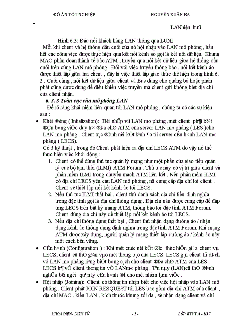 image for page Xây dựng các tham số cơ bản cho B ISDN