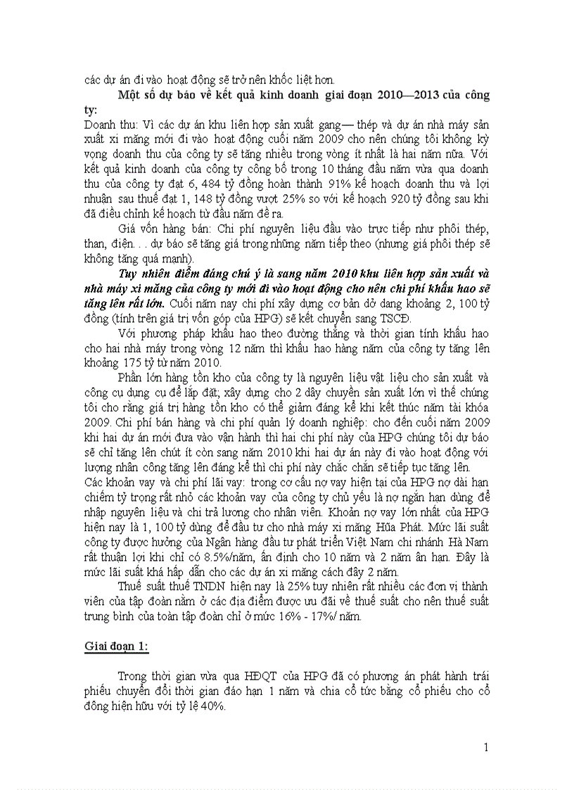 image for page Phân tích tài chính công ty cổ phần tập đoàn Hòa Phát