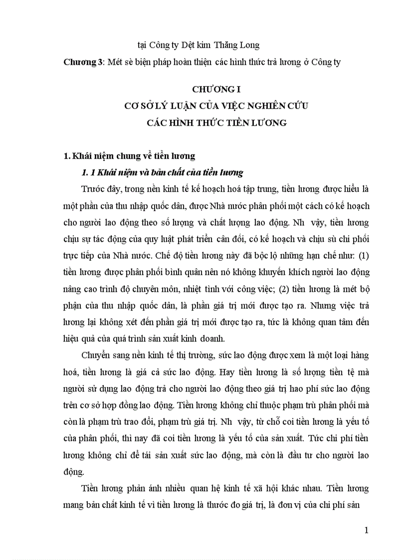 image for page Hoàn thiện các hình thức trả lương ở Công ty Dệt kim Thăng Long 1