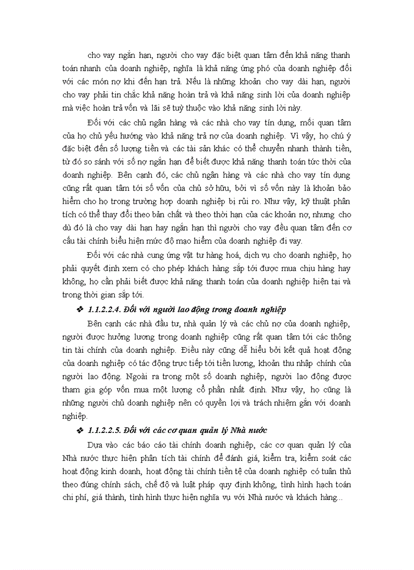 image for page Phân tích tình hình tài chính tại Công ty Cổ Phần Thực Phẩm Hữu Nghị