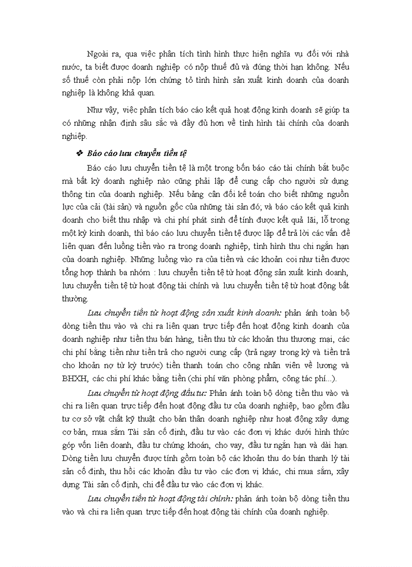 image for page Phân tích tình hình tài chính tại Công ty Cổ Phần Thực Phẩm Hữu Nghị