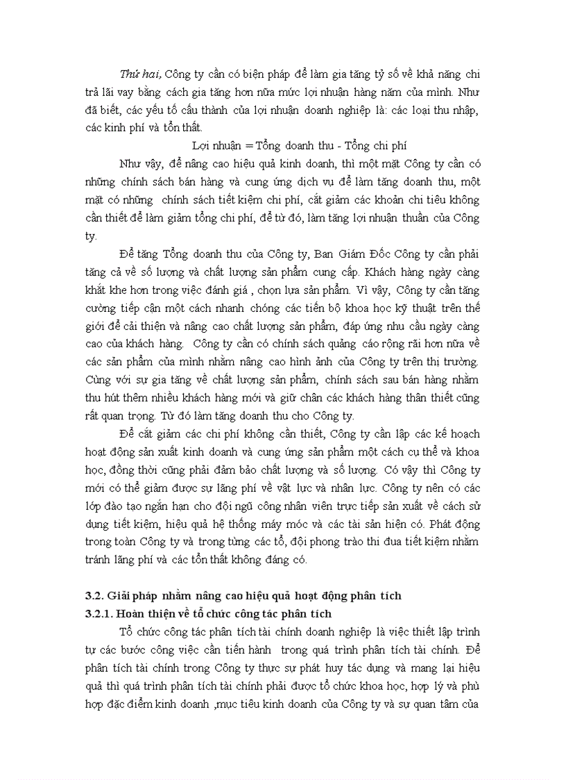 image for page Phân tích tình hình tài chính tại Công ty Cổ Phần Thực Phẩm Hữu Nghị