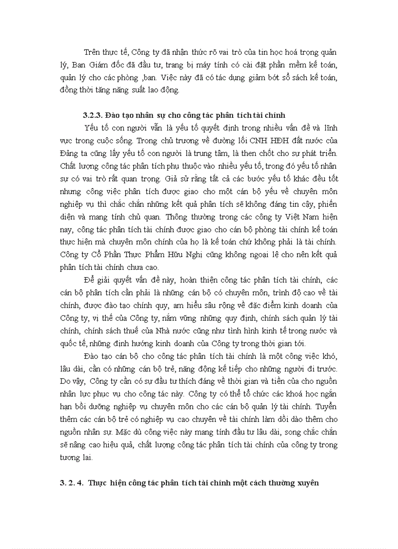 image for page Phân tích tình hình tài chính tại Công ty Cổ Phần Thực Phẩm Hữu Nghị