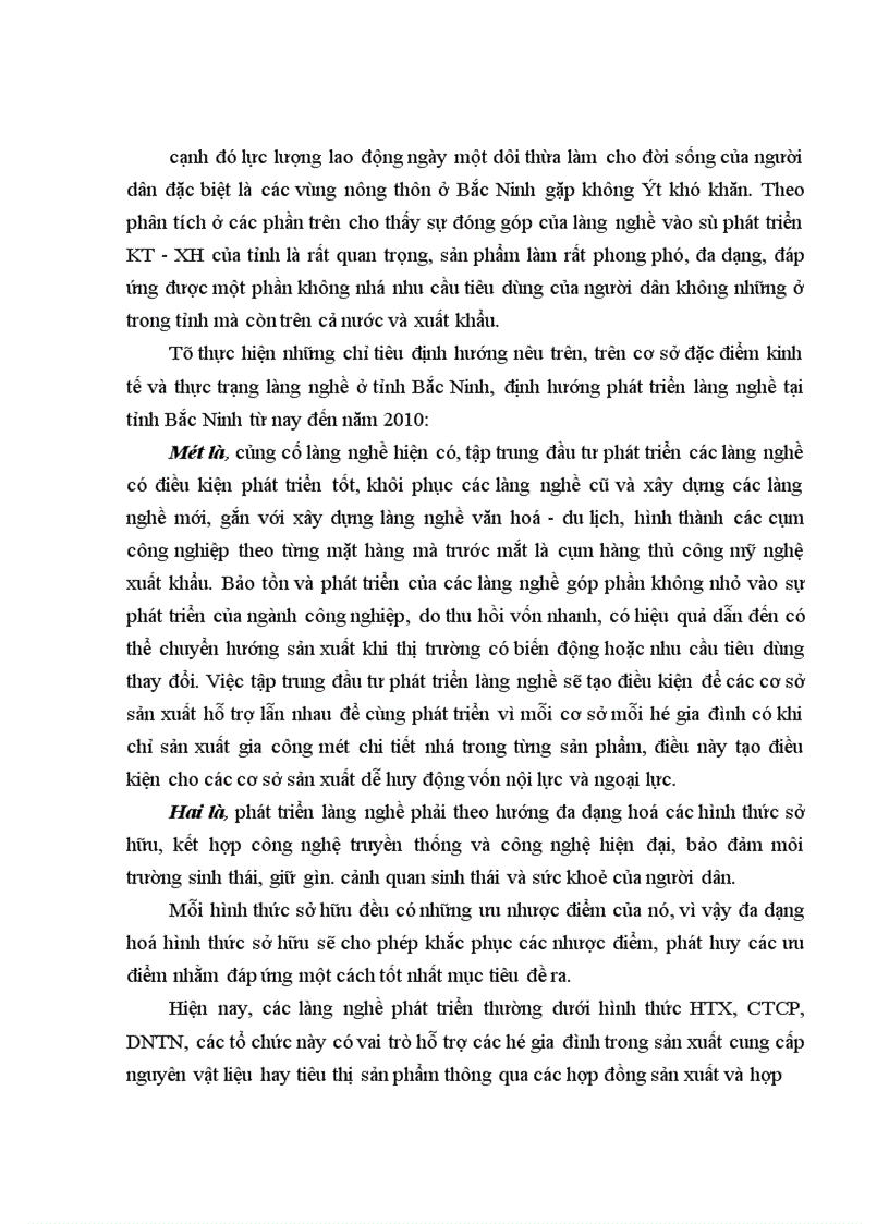image for page Một số giải pháp mở rộng tín dụng đối với làng nghề tại tỉnh Bắc Ninh