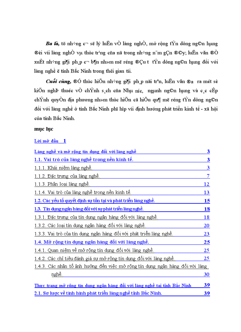 image for page Một số giải pháp mở rộng tín dụng đối với làng nghề tại tỉnh Bắc Ninh