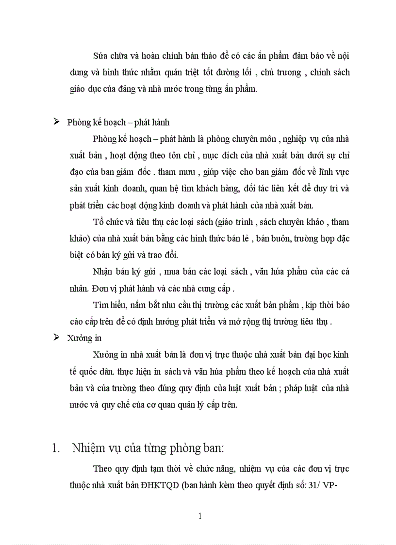 image for page Phân tích và thiết kế hệ thống thông tin quản lý quy trình xuất bản và định giá xuất bản phẩm tại nhà xuất bản trường đại học Kinh tế Quốc dân 1