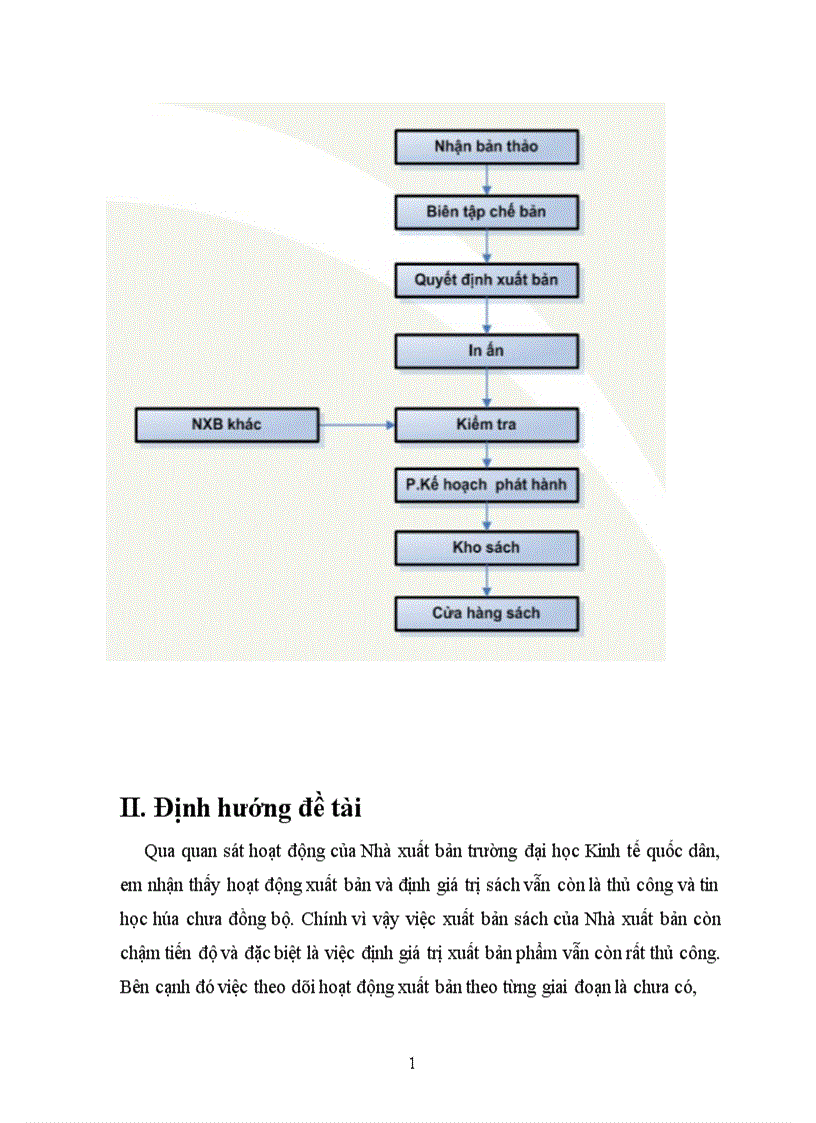 image for page Phân tích và thiết kế hệ thống thông tin quản lý quy trình xuất bản và định giá xuất bản phẩm tại nhà xuất bản trường đại học Kinh tế Quốc dân 1