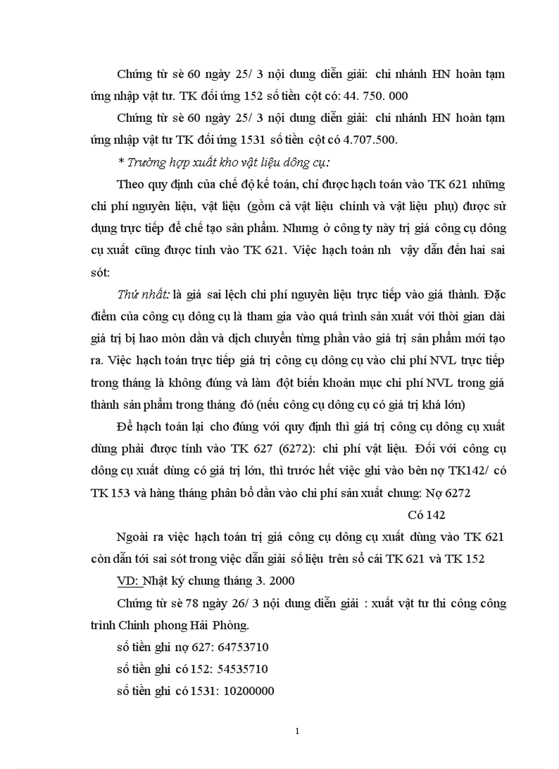 image for page Thực tiễn công tác kế toán nguyên vật liệu tại Công ty xây lắp số