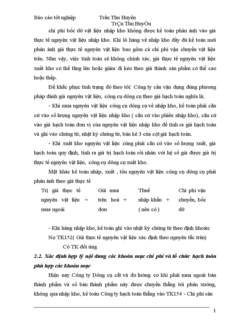 image for page Tổ chức kế toán tập hợp chi phí sản xuất và tính giá thành sản phẩm tại Công ty Dụng cụ cắt và đo lường cơ khí 1