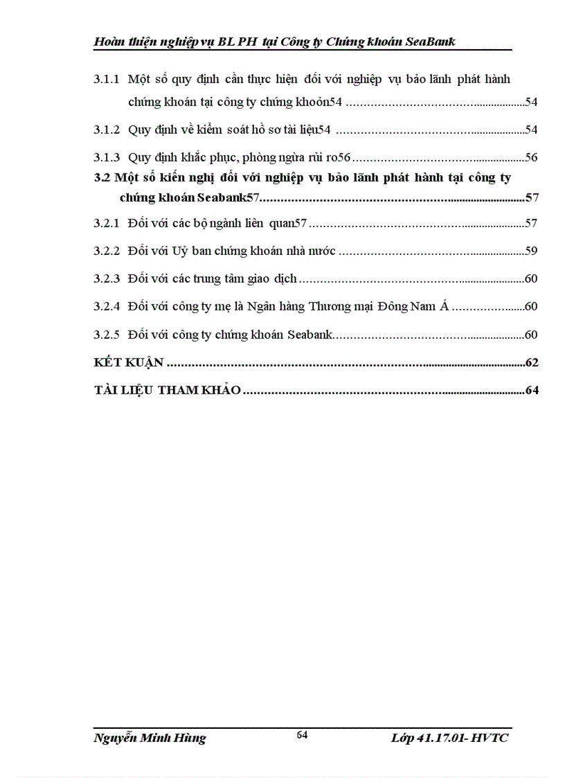 image for page Hoàn thị nghiệp vụ bảo lãnh phát hành chứng khoán của công ty chứng khoán Seabank 1