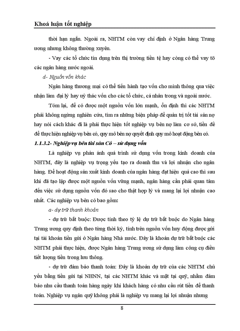 image for page Một số giải pháp nhằm tăng thu nhập tiết kiệm chi phí nâng cao hiệu quả kinh doanh tại NHNo PTNT Chi nhánh thị xã Tuyên Quang tỉnh Tuyên Quang 1