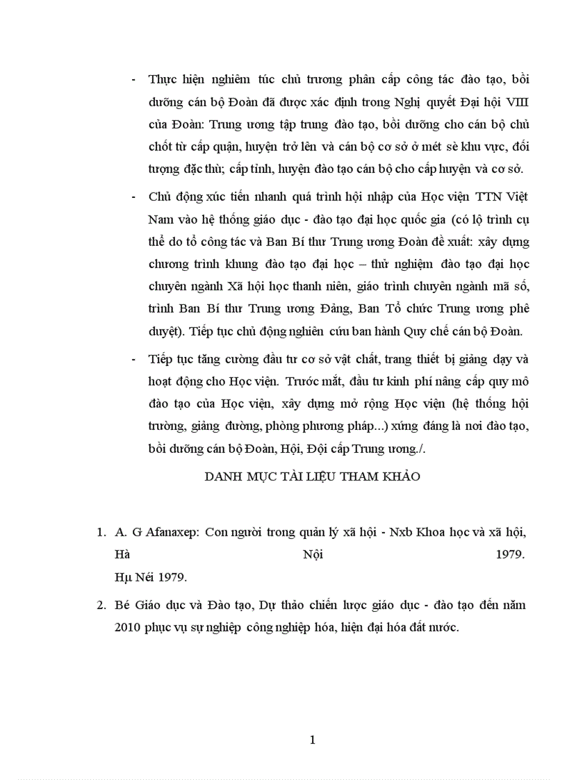 image for page Một số biện pháp cơ bản quản lý đào tạo cán bộ Đoàn TNCS Hồ Chí Minh của Học viện thanh thiếu niên Việt Nam trong giai đoạn hiện nay 1