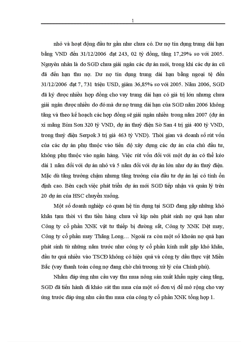 image for page Thẩm định dự án đầu tư vay vốn trung và dài hạn tại Sở giao dịch Ngân hàng Ngoại thương Việt Nam Thực trạng và giải pháp 1