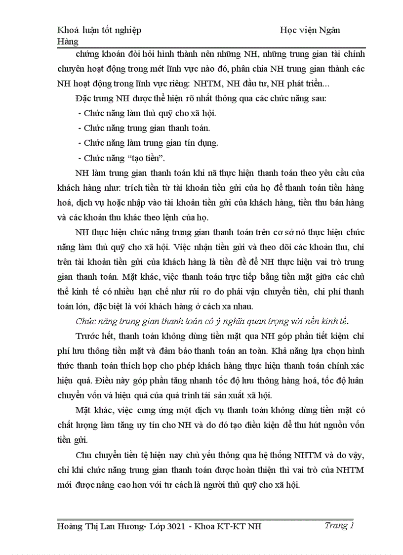image for page Giải pháp nhằm nâng cao chất lượng công tác thanh toán chuyển tiền điện tử tại Chi nhánh Ngân hàng Công thương Đống Đa Hà Nội 1