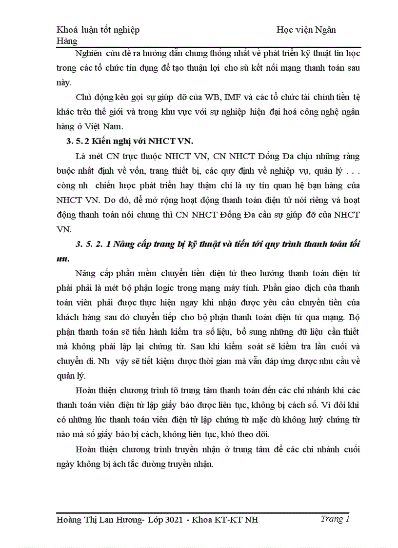 image for page Giải pháp nhằm nâng cao chất lượng công tác thanh toán chuyển tiền điện tử tại Chi nhánh Ngân hàng Công thương Đống Đa Hà Nội 1