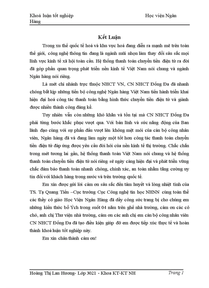 image for page Giải pháp nhằm nâng cao chất lượng công tác thanh toán chuyển tiền điện tử tại Chi nhánh Ngân hàng Công thương Đống Đa Hà Nội 1