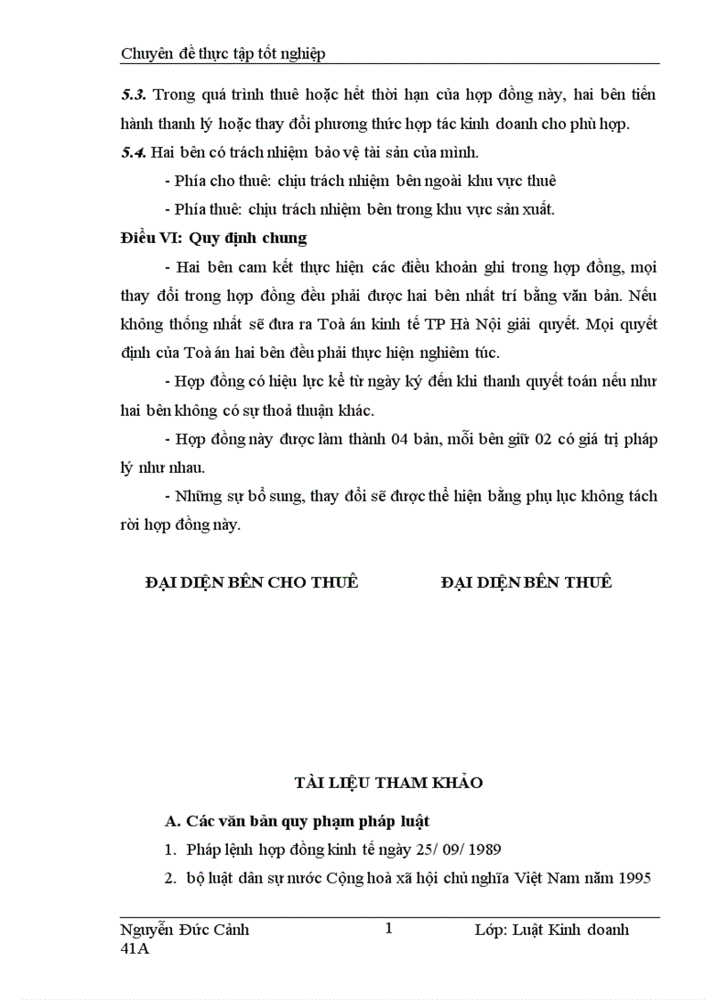 image for page Hợp đồng thuê nhà xưởng tại công ty Quan hệ quốc tế Đầu tư sản xuất CIRT chế độ pháp lý và thực tiễn áp dụng 1