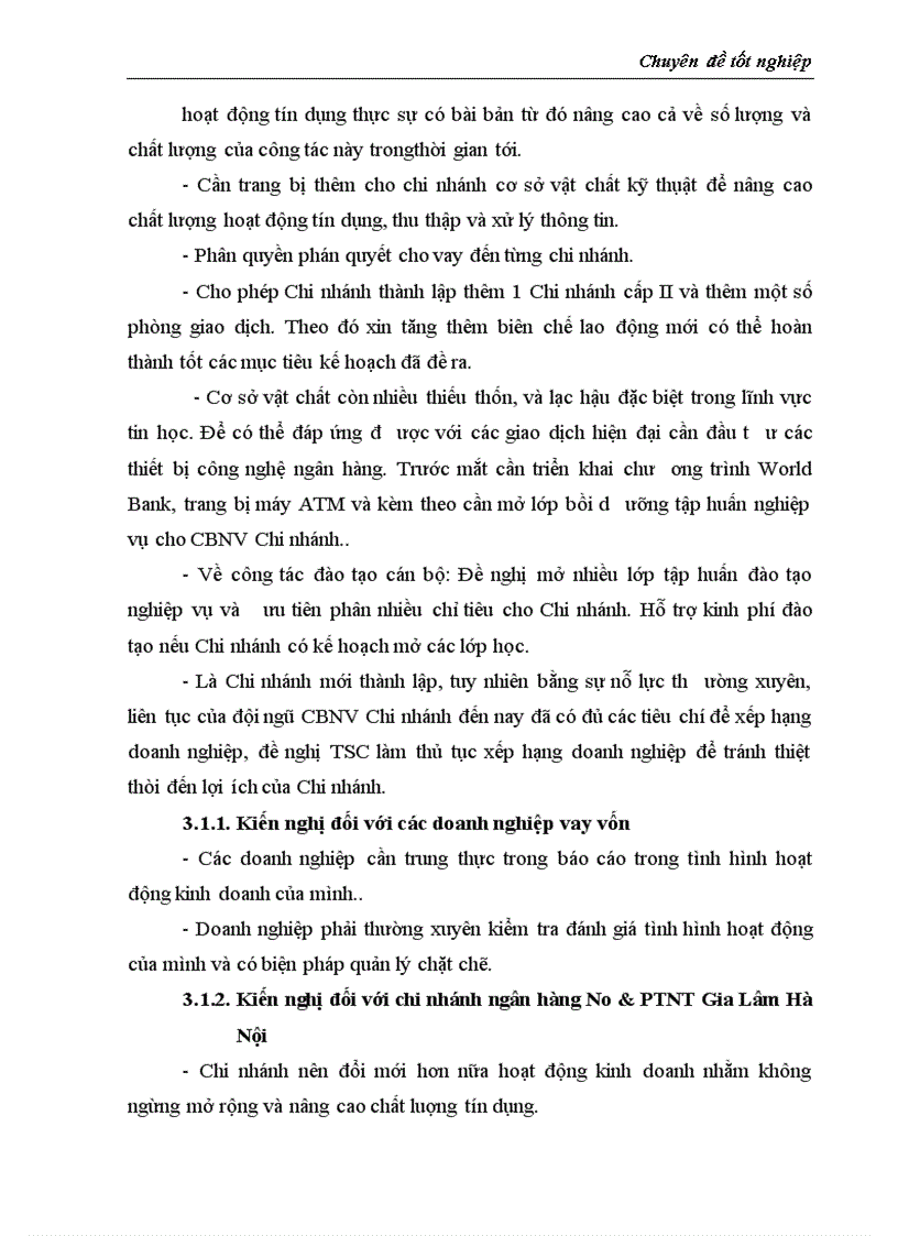 image for page Thực trạng và giải pháp đối với tín dụng trung dài hạn tại chi nhánh Ngân Hàng No PTNT Gia Lâm Hà Nội