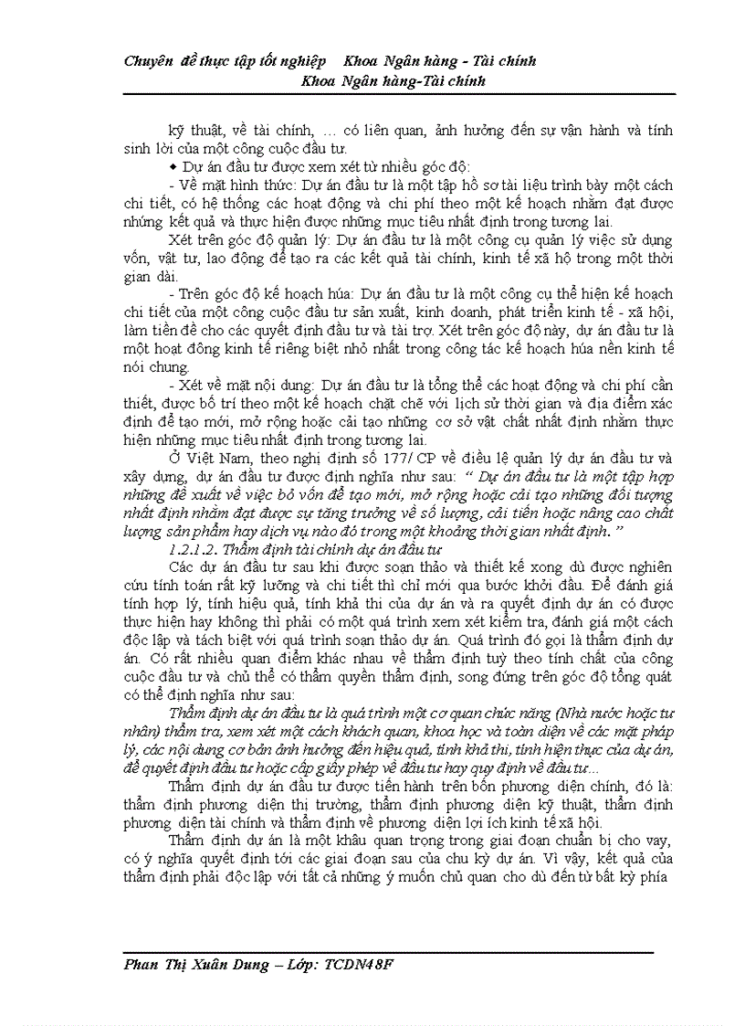image for page Nâng cao chất lượng công tác thẩm định tài chính dự án đầu tư tại Sở giao dịch I Ngân hàng Đầu tư và phát triển Việt Nam