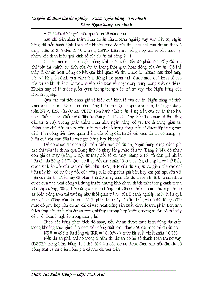 image for page Nâng cao chất lượng công tác thẩm định tài chính dự án đầu tư tại Sở giao dịch I Ngân hàng Đầu tư và phát triển Việt Nam