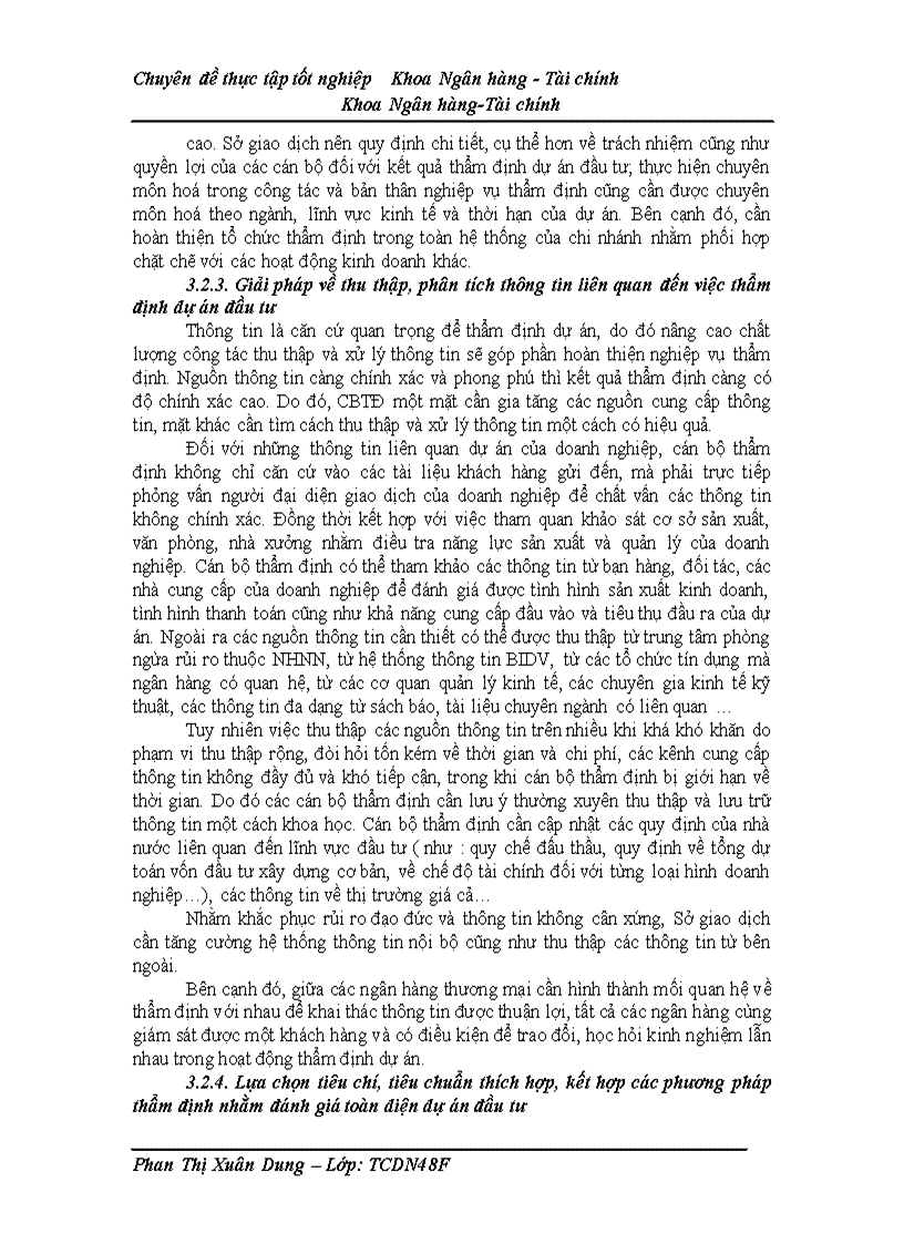 image for page Nâng cao chất lượng công tác thẩm định tài chính dự án đầu tư tại Sở giao dịch I Ngân hàng Đầu tư và phát triển Việt Nam