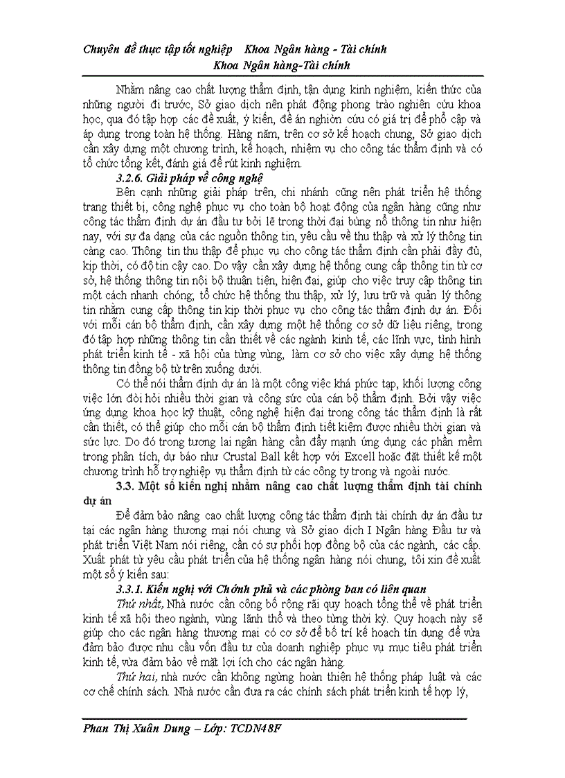 image for page Nâng cao chất lượng công tác thẩm định tài chính dự án đầu tư tại Sở giao dịch I Ngân hàng Đầu tư và phát triển Việt Nam