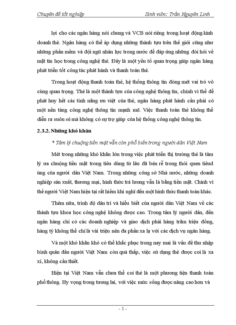 image for page Phát triển hoạt động thanh toán thẻ tại Ngân hàng Ngoại thương Hà Nội 1