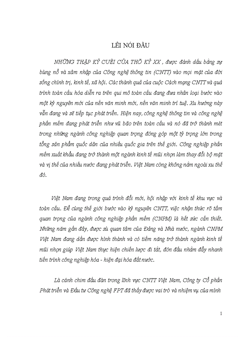 image for page Thực trạng và giải pháp đẩy mạnh hoạt động xuất khẩu phần mềm tại Công ty Phần mềm FPT