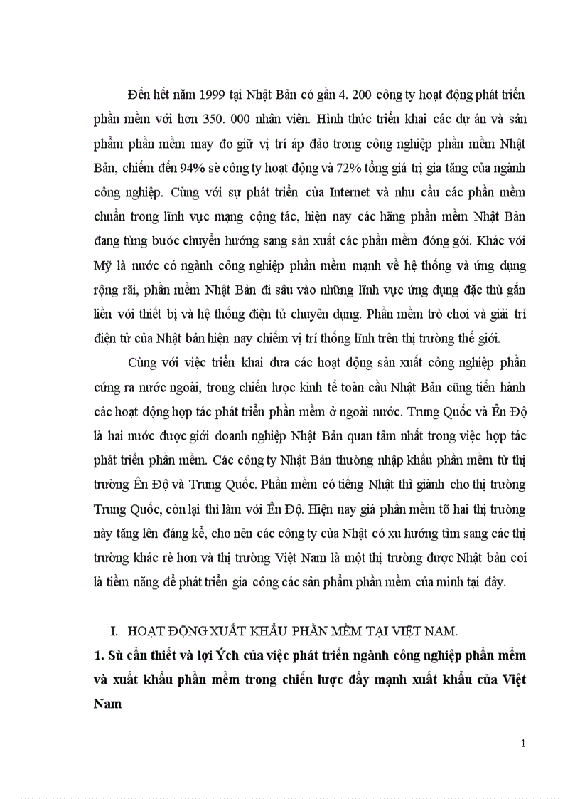 image for page Thực trạng và giải pháp đẩy mạnh hoạt động xuất khẩu phần mềm tại Công ty Phần mềm FPT