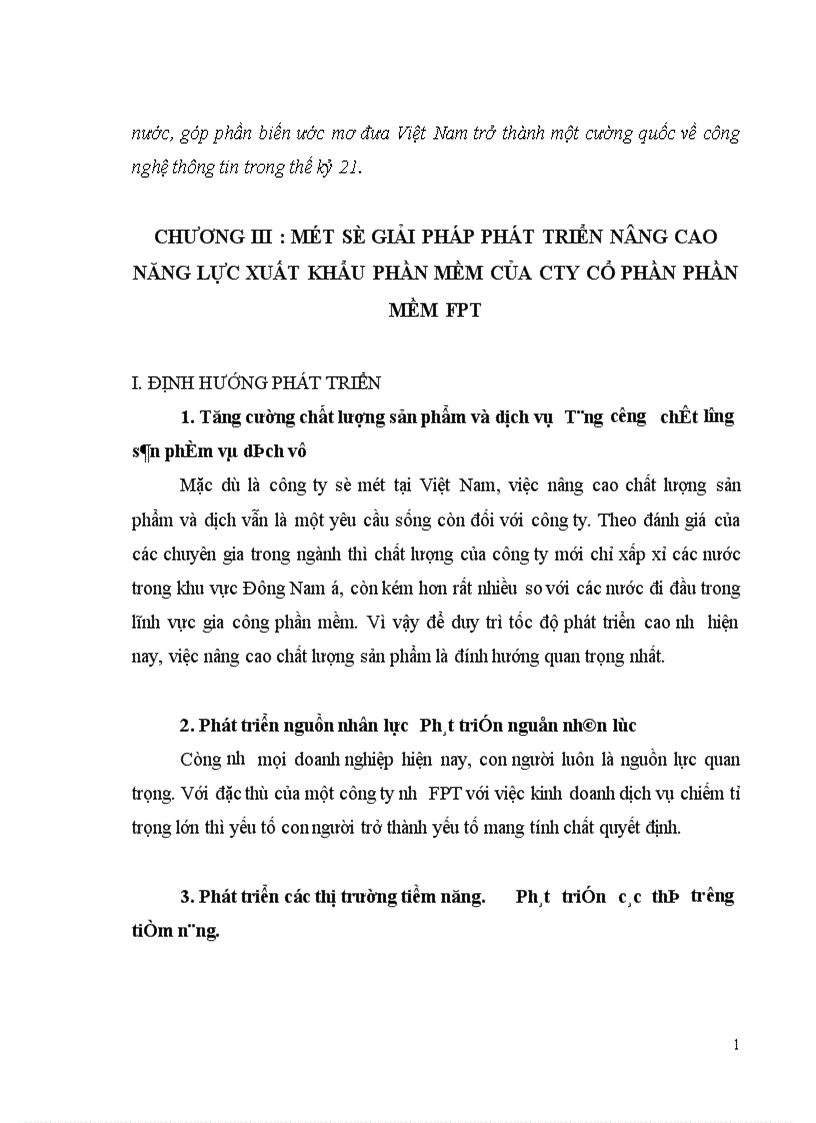 image for page Thực trạng và giải pháp đẩy mạnh hoạt động xuất khẩu phần mềm tại Công ty Phần mềm FPT