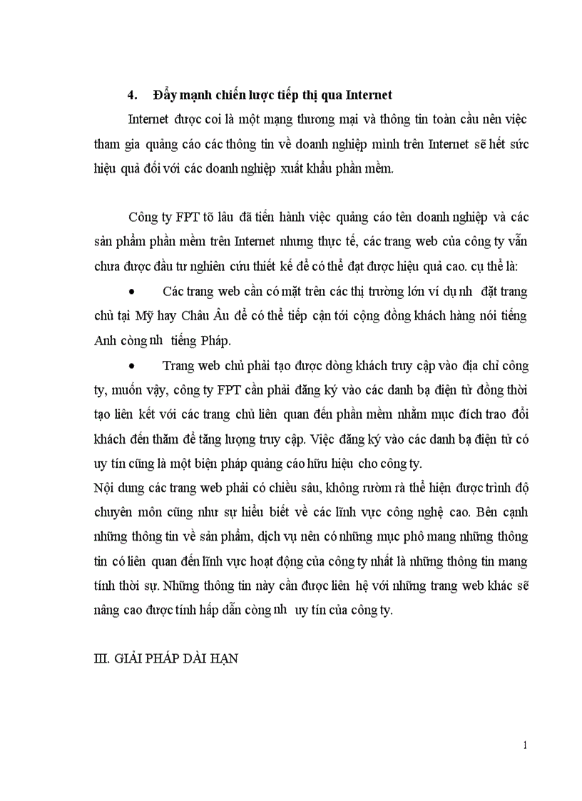 image for page Thực trạng và giải pháp đẩy mạnh hoạt động xuất khẩu phần mềm tại Công ty Phần mềm FPT