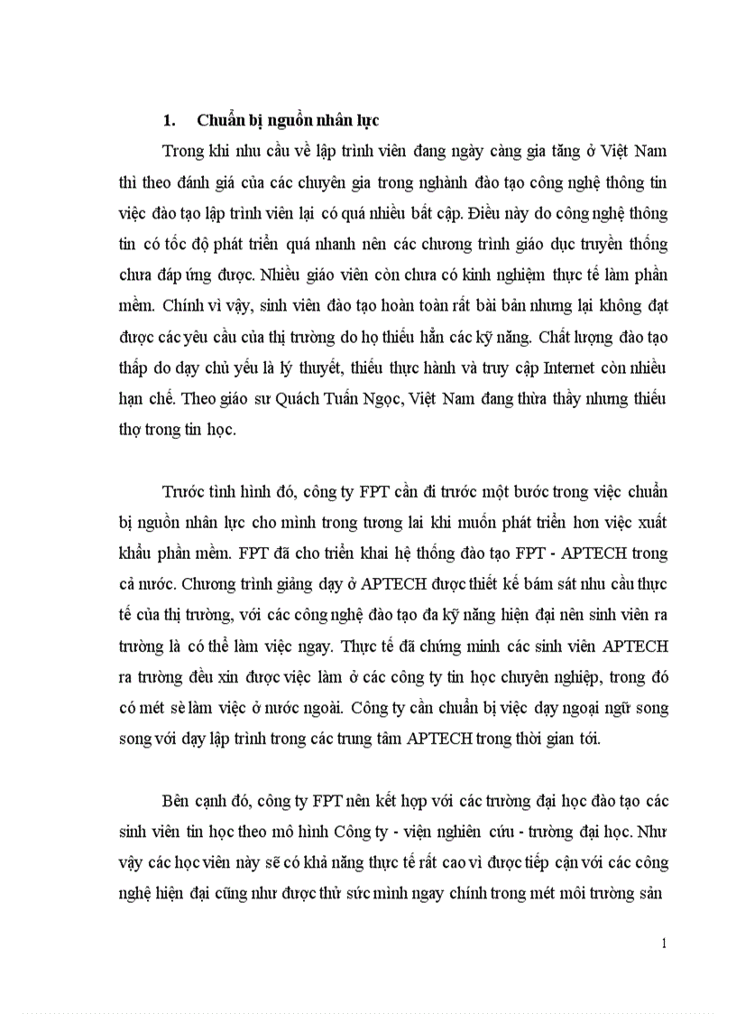 image for page Thực trạng và giải pháp đẩy mạnh hoạt động xuất khẩu phần mềm tại Công ty Phần mềm FPT