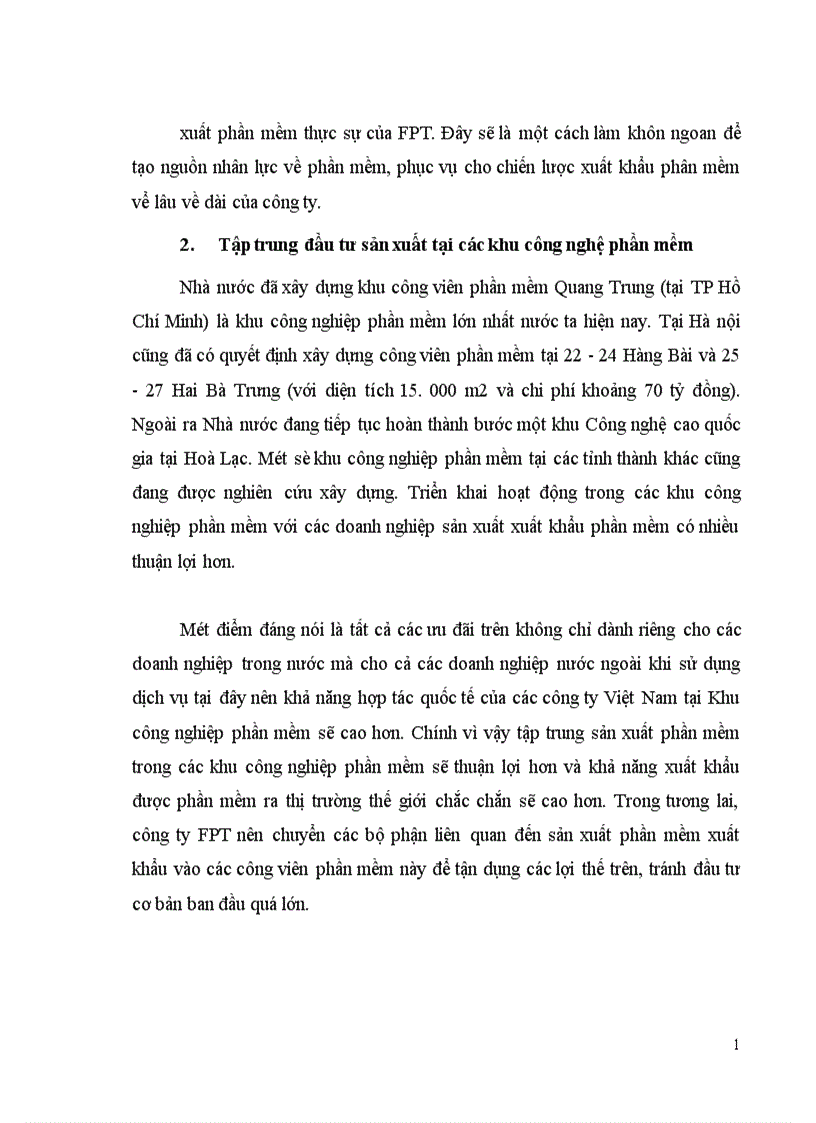 image for page Thực trạng và giải pháp đẩy mạnh hoạt động xuất khẩu phần mềm tại Công ty Phần mềm FPT