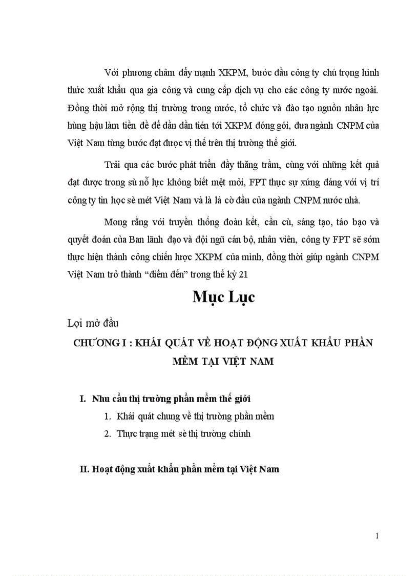 image for page Thực trạng và giải pháp đẩy mạnh hoạt động xuất khẩu phần mềm tại Công ty Phần mềm FPT