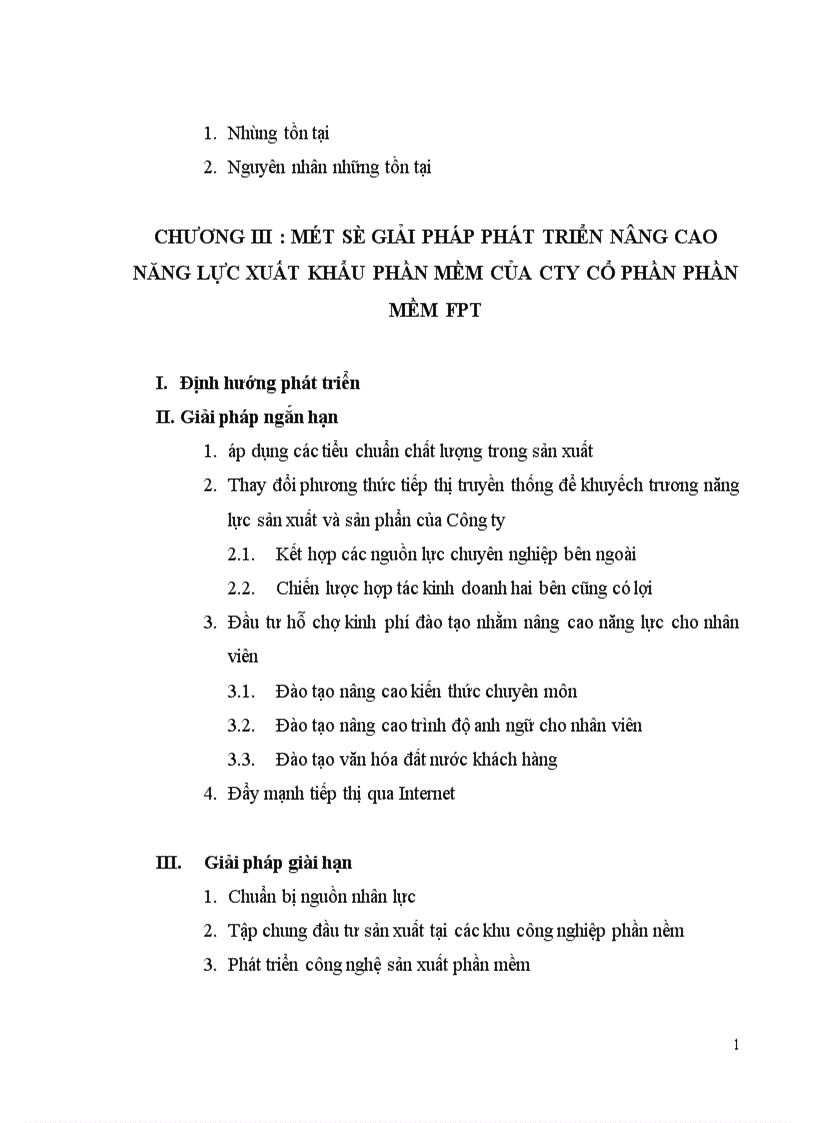 image for page Thực trạng và giải pháp đẩy mạnh hoạt động xuất khẩu phần mềm tại Công ty Phần mềm FPT