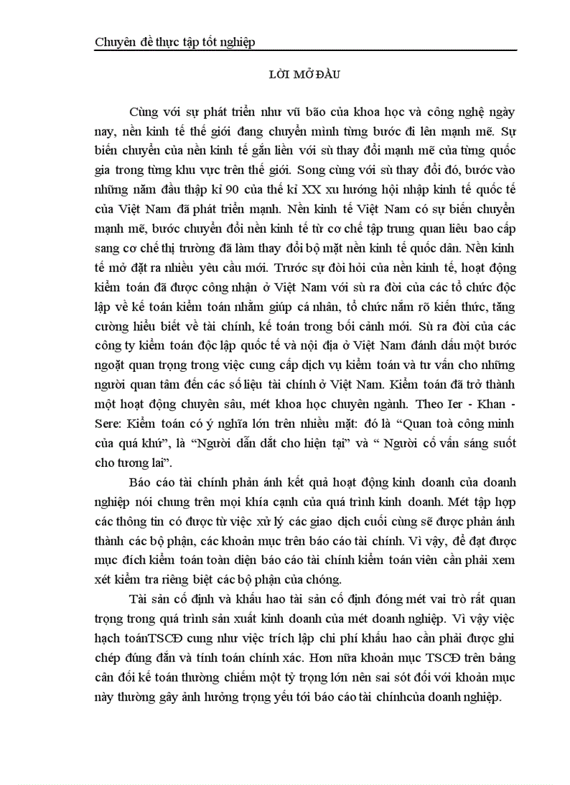image for page Thực trạng kiểm toán khoản mục TSCĐ trong kiểm toán báo cáo tài chính do công ty TNHH Kiểm toán và Tư vấn tài chính quốc tế IFC thực hiện 1