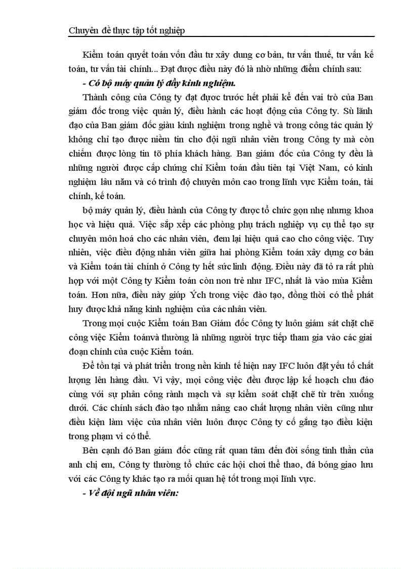 image for page Thực trạng kiểm toán khoản mục TSCĐ trong kiểm toán báo cáo tài chính do công ty TNHH Kiểm toán và Tư vấn tài chính quốc tế IFC thực hiện 1