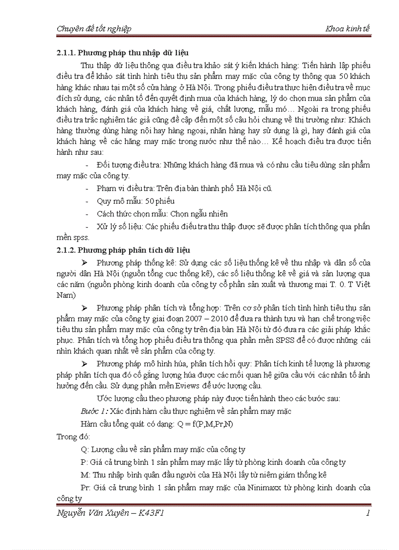 image for page Phân tích và dự báo cầu về mặt hàng may mặc của công ty Cổ phần sản xuất và thương mại T 0 T Việt Nam trên địa bàn Hà Nội đến năm 2015